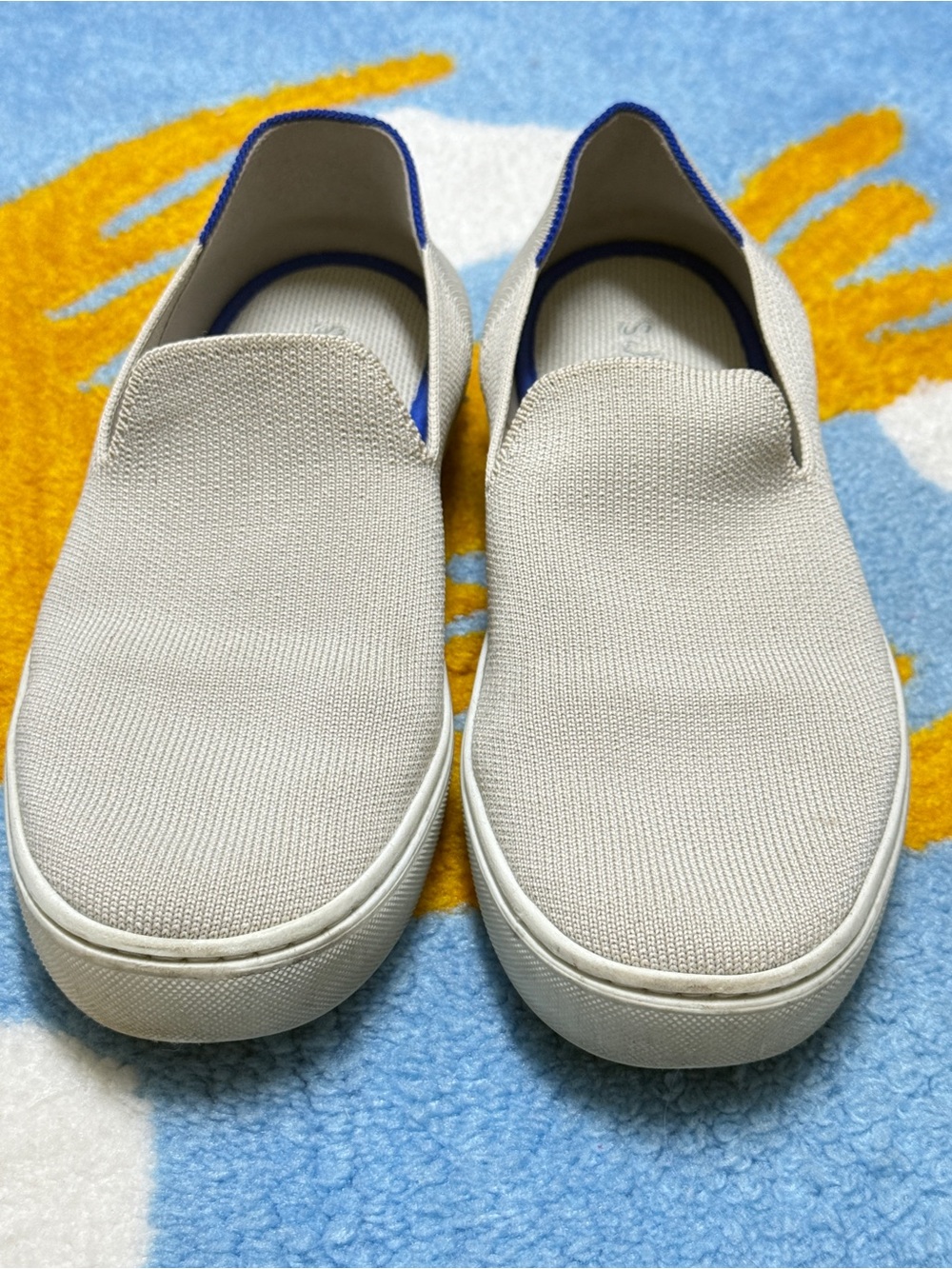 Rothy’s Off-White Slip-On Sneakers
